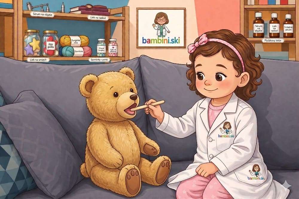 Vyšetrenie hrdla dieťaťa v Bambini